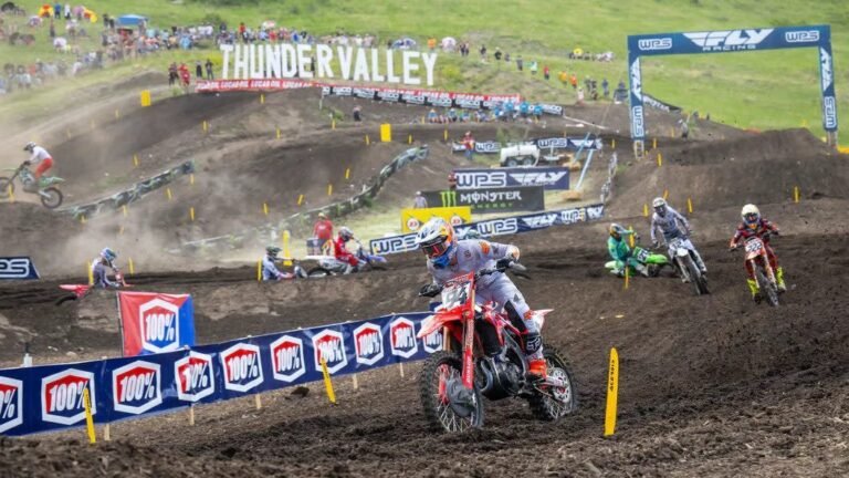 Roczen habló en la conferencia de prensa, después de su triunfo en Thunder Valley