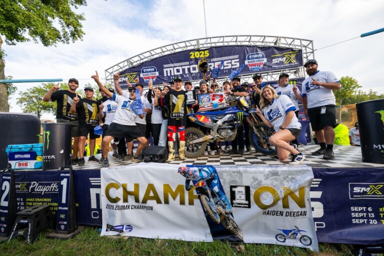 Deegan gana otro Campeonato consecutivo en Budds Creek Jett Lawrence Campeón 450 gana su novena carrera