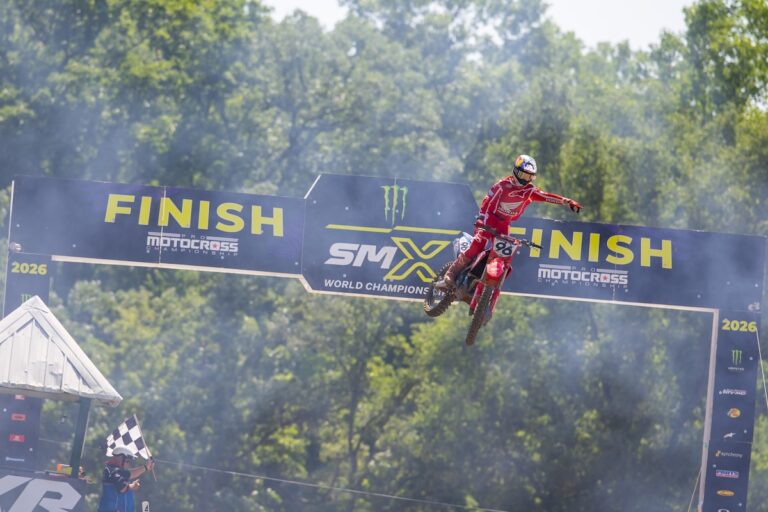 Hunter Lawrence arrasa en las mangas de Spring Creek y recupera el liderazgo del campeonato Pro Motocross